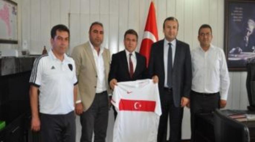 Tff Temsilcisinden Kaymakama Ziyaret