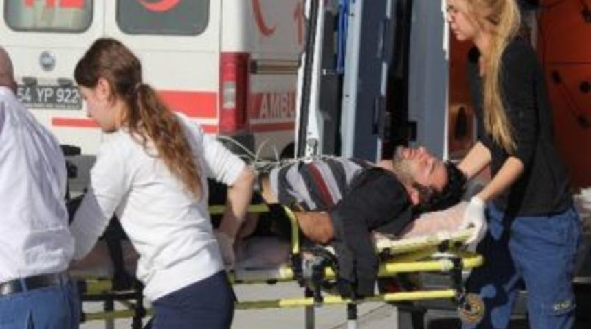 Elektrik Akımına Kapılan İş&ccedil;i Yaralandı