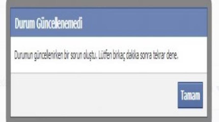 Beş Saattir Facebook İşlem Yapmıyor