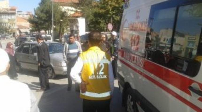 K&uuml;tahya'da Trafik Kazası: 1 Yaralı