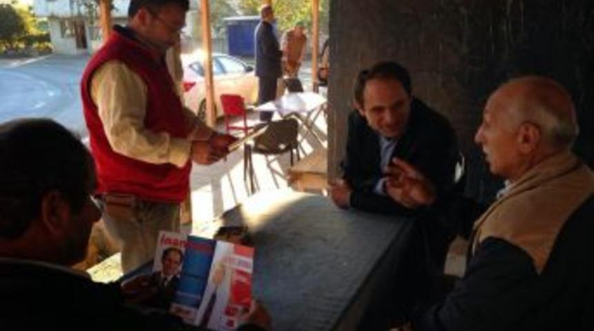 Ecevit Keleş Kaynarca il&ccedil;esi k&ouml;ylerini gezdi