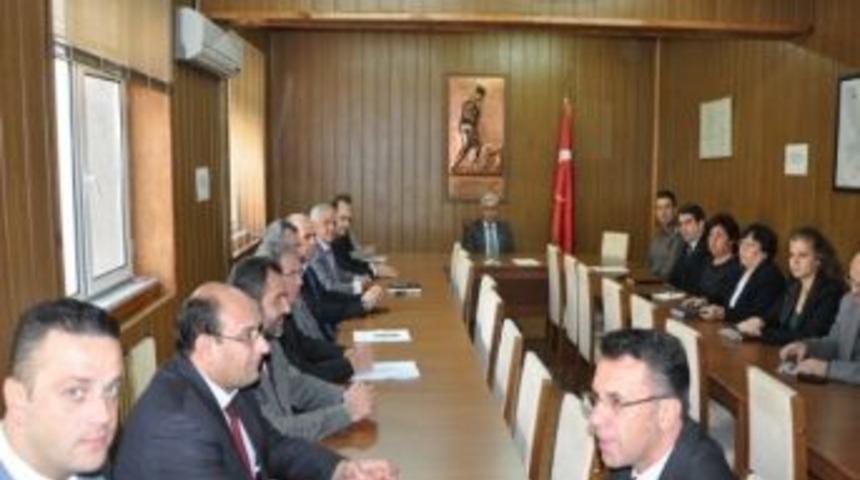 Malkara İl&ccedil;e İdare Şube Başkanları Ekim Ayı Toplantısı Yapıldı