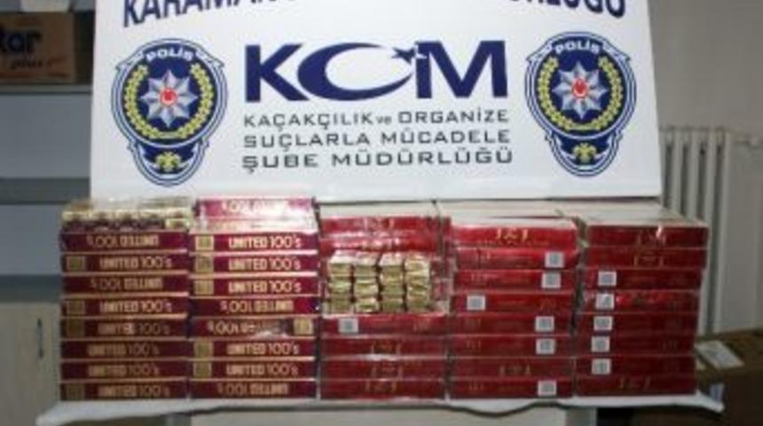 Otomobilden 2 Bin 660 Paket Ka&ccedil;ak Sigara &Ccedil;ıktı