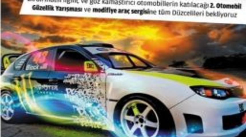 D&uuml;zce&rsquo;de Otomobil G&uuml;zellik Yarışması
