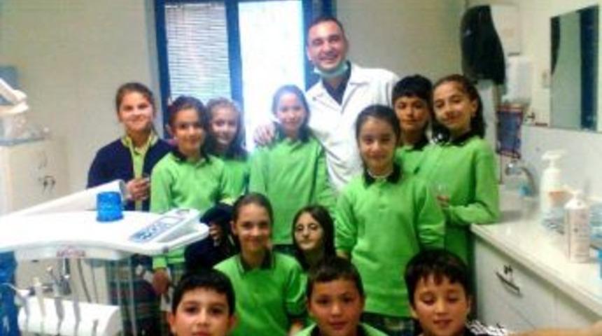 Diş Sağlığı Dersini Hastanede İşlediler