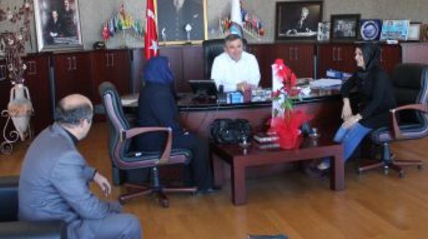 Okul Aile Birliğinden Belediye Başkanına Ziyaret