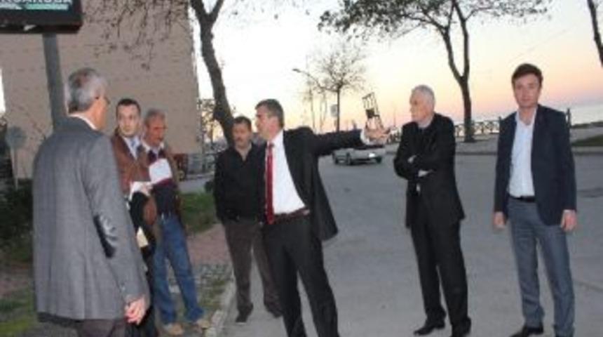 Başkan Albayrak &Ouml;nce Toplantı Yaptı Sonra Yerinde İnceledi