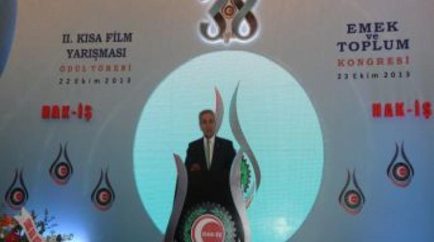 Arın&ccedil; Ve Bakan &Ccedil;elik, Hak - İş'in 38. Kuruluş Yıld&ouml;n&uuml;m&uuml; Kutlamasına Katıldı