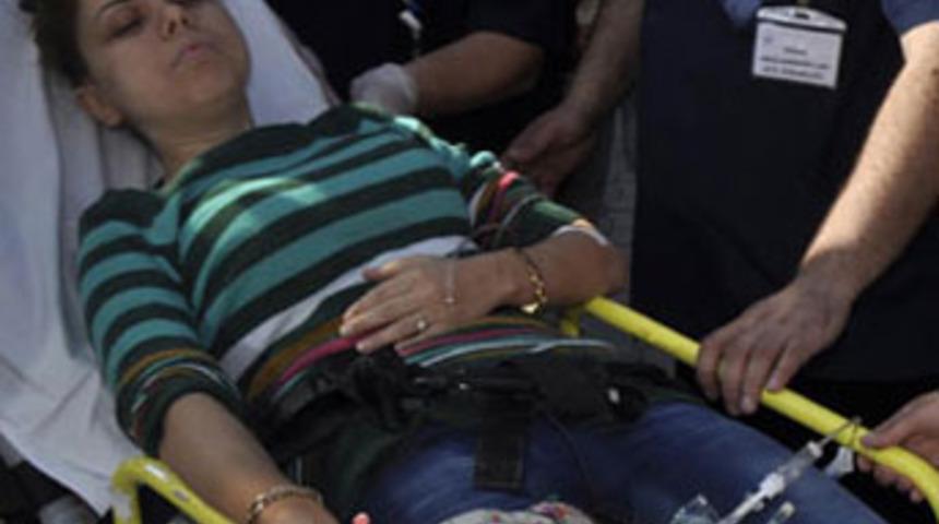 Eski yengesinin bacağına sıktı