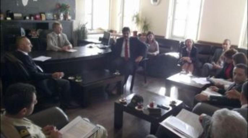 Narlı K&ouml;y&uuml;nde Batan Kuru Y&uuml;k Gemisi İ&ccedil;in Hasar Tespit Komisyonu Toplandı