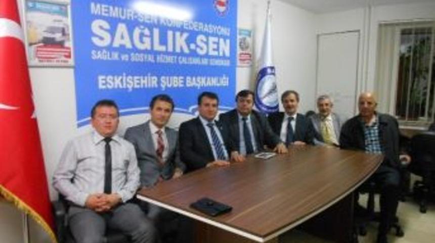 &Ccedil;ifteler Sosyal Yardımlaşma Ve K&uuml;lt&uuml;r Derneği'nden Sağlık-sen&rsquo;e Ziyaret