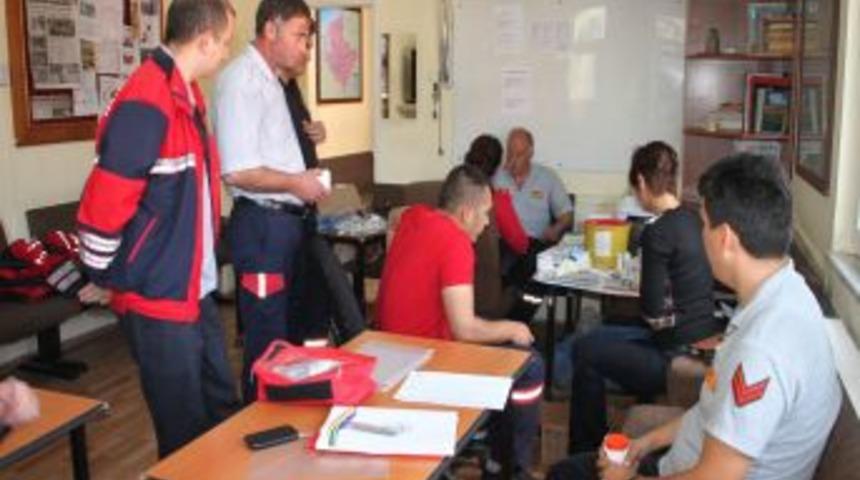 İtfaiye Personeli Sağlık Taramasından Ge&ccedil;ti