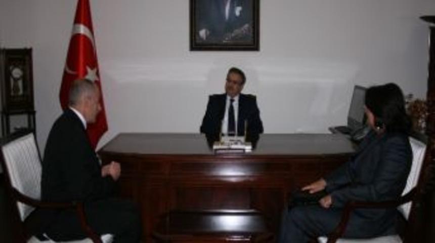 Ptt&rsquo;den, Vali Ali İhsan Su&rsquo;ya 173. Yıld&ouml;n&uuml;m&uuml; Ziyareti