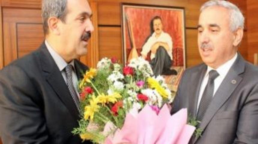 Ptt Başm&uuml;d&uuml;r&uuml; Bolat&rsquo;tan Başkan &Uuml;rg&uuml;p&rsquo;e Ziyaret