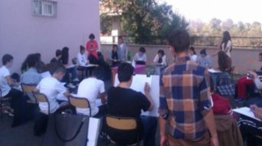 A&ccedil;ık Havada Resim Dersi