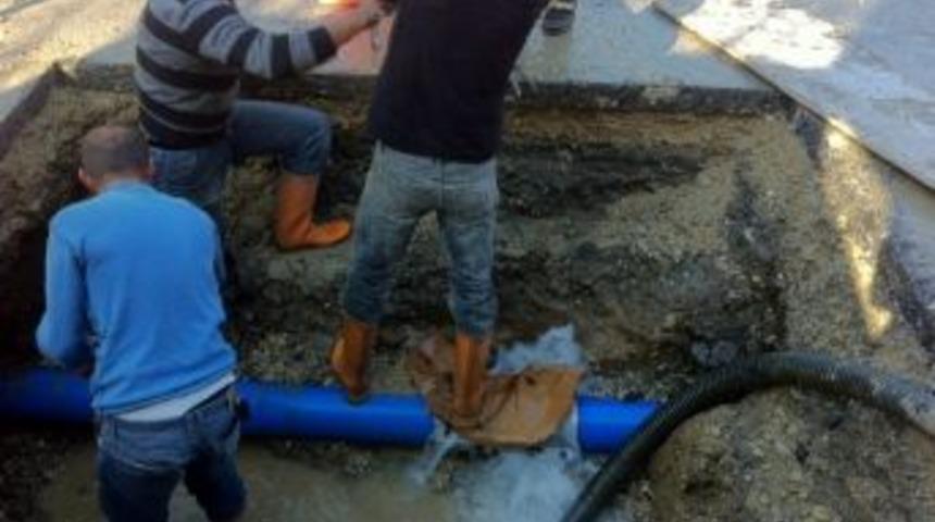 Patlayan Su Borusuna Anında M&uuml;dahele