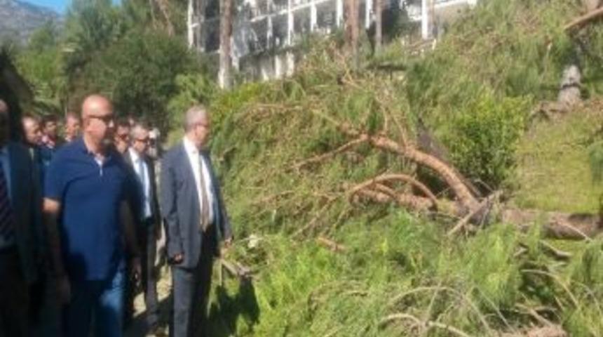 Vali G&uuml;ven&ccedil;er Hortumzedeleri Ziyaret Etti