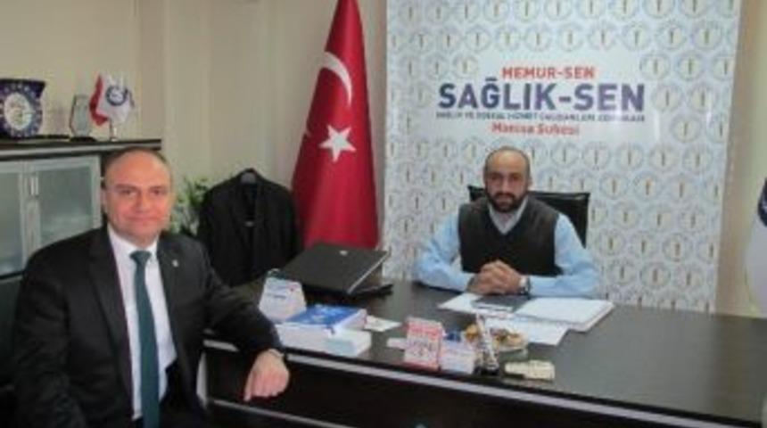 Aday Adayı Mersinli’den Sağlık-sen’e Ziyaret