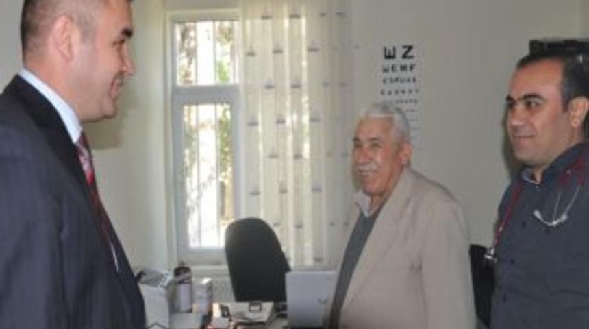 Kaymakam Sarı Sağlık Merkezlerini Ziyaret Etti
