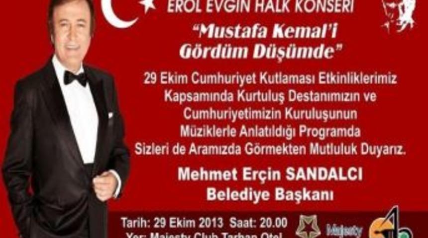 Akb&uuml;k Belediyesi'nden 29 Ekim&rsquo;de Erol Evgin Konseri