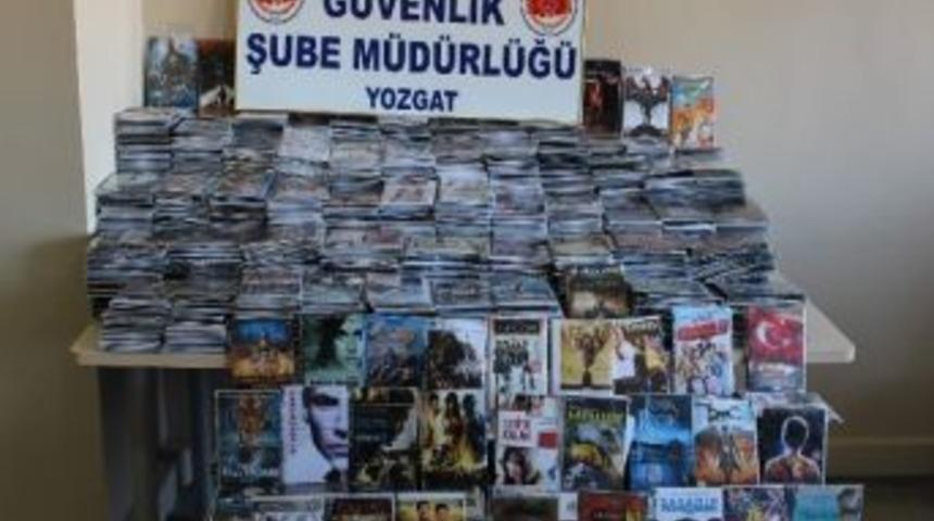 Yozgat Emniyeti 8 Bin 304 Korsan Cd Ve Dvd Ele Ge&ccedil;irdi