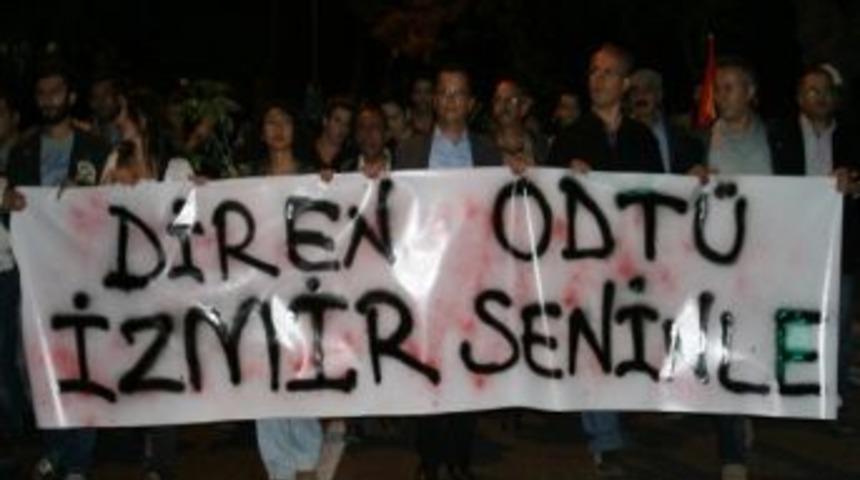 İzmir&rsquo;de Odt&uuml; Arazisi Eylemleri Devam Etti