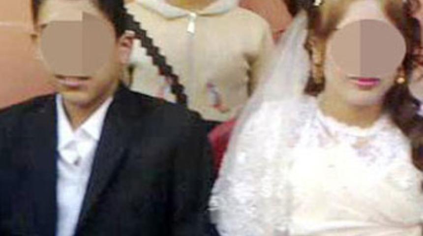 &Ccedil;ocuk gelin ve damada g&ouml;zaltı