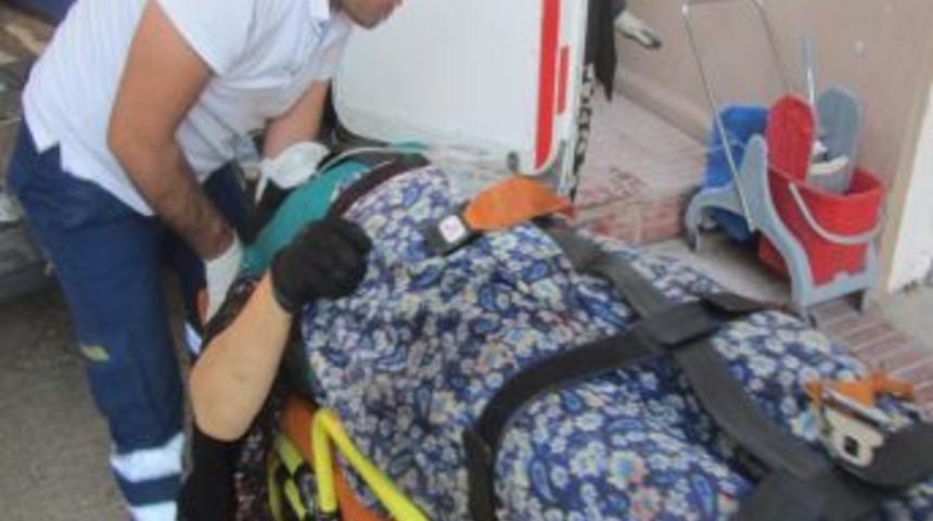 Zeytin Ağacından D&uuml;şerek Ağır Yaralandı