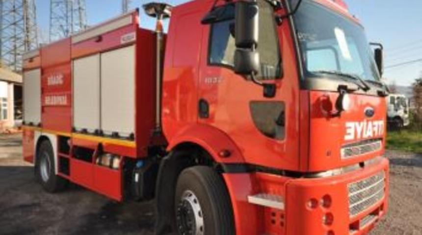 Bigadi&ccedil; Belediyesi Tam Teşekk&uuml;ll&uuml; Itfaiye Aracı Aldı