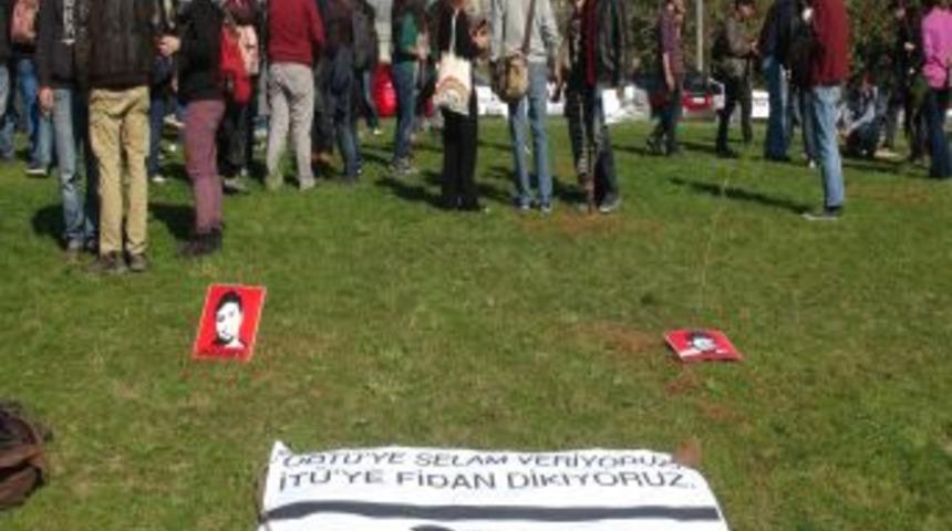 İT&Uuml;'l&uuml; &Ouml;ğrencilerden ODT&Uuml; Eylemine Fidanlı Destek