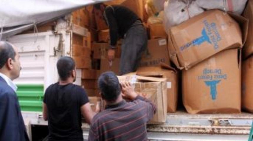 Stk İnsani Yardım Suriye&rsquo;ye Yardım Tır&rsquo;ı G&ouml;nderdi