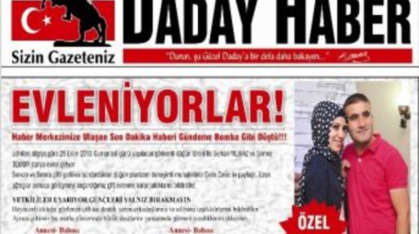 Sahibi Olduğu Gazeteyi D&uuml;ğ&uuml;n Davetiyesi Yaptı