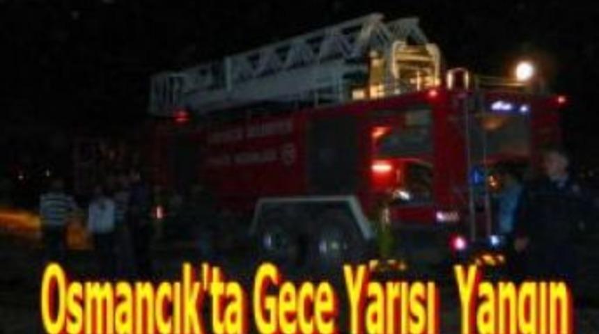 Osmancık'ta Gece Yarısı Yangın
