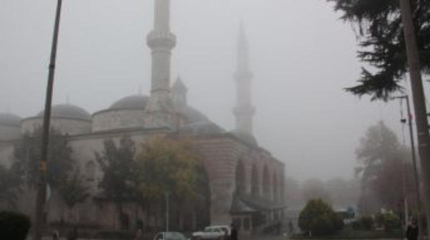 Edirne'de Yoğun Sis