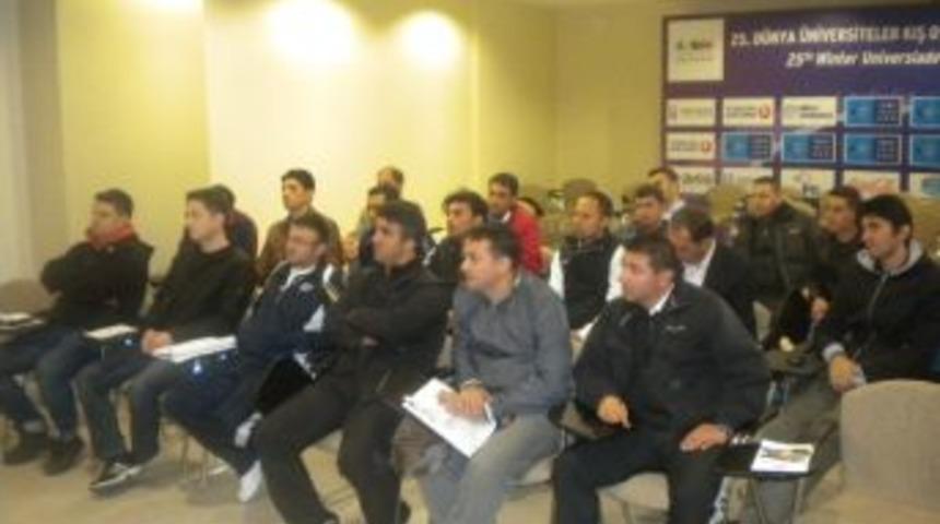 Erzurum&rsquo;da Masa Tenisi Hakem Semineri Yapıldı