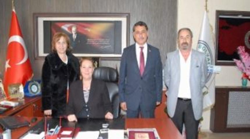 Chp Myk &Uuml;yesi Taş'dan Başkan Kıl&ccedil;ık'a Ziyaret