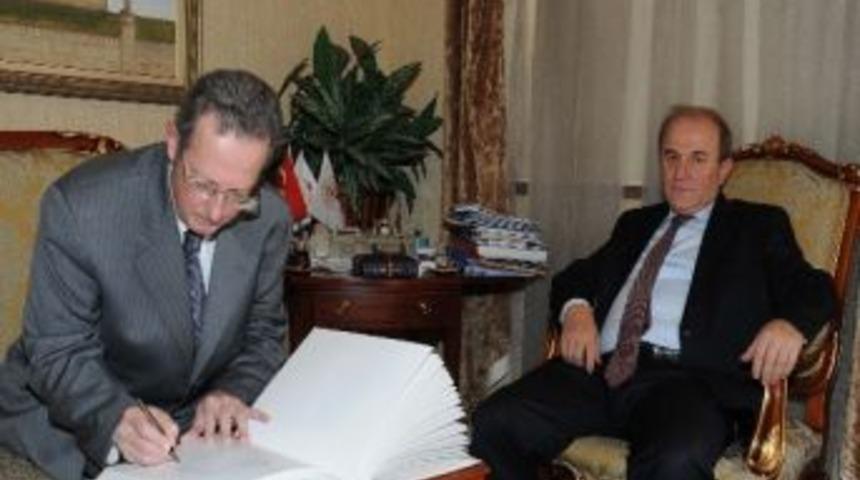 Belçika’nın Ankara Büyükelçisi Trenteseau, Vali Öztürk’ü Ziyaret Etti