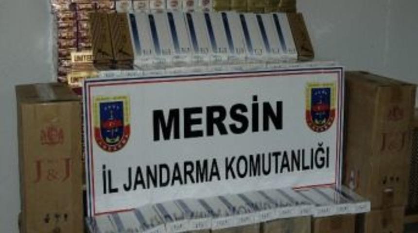 Mersin'de Ka&ccedil;ak Sigara Operasyonu