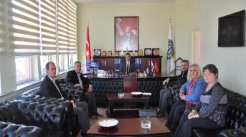 Disk Genel İş Sendikası Yetkilileri Başkan Vekili Hasan Eğilmez&rsquo;i Ziyaret Etti