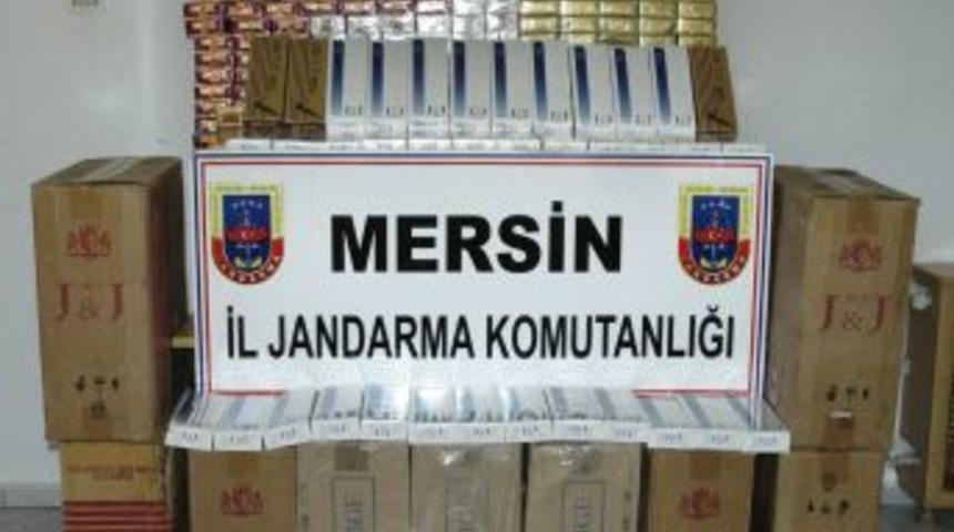 Silifke&rsquo;de 12 Bin 440 Paket Ka&ccedil;ak Sigara Ele Ge&ccedil;irildi