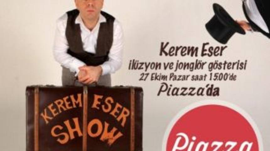 Samsun Piazza&rsquo;da Kerem Eser Şov