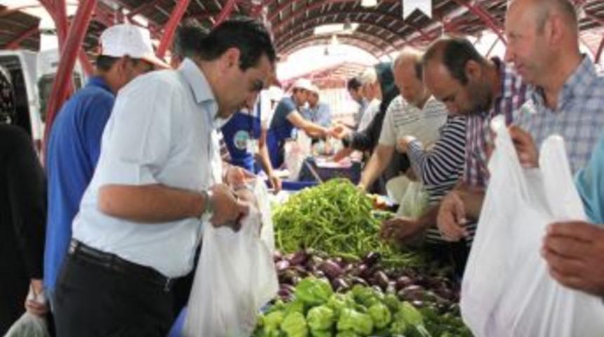 Organik Pazarda 44.5 Ton Yazlık Sebze Satıldı