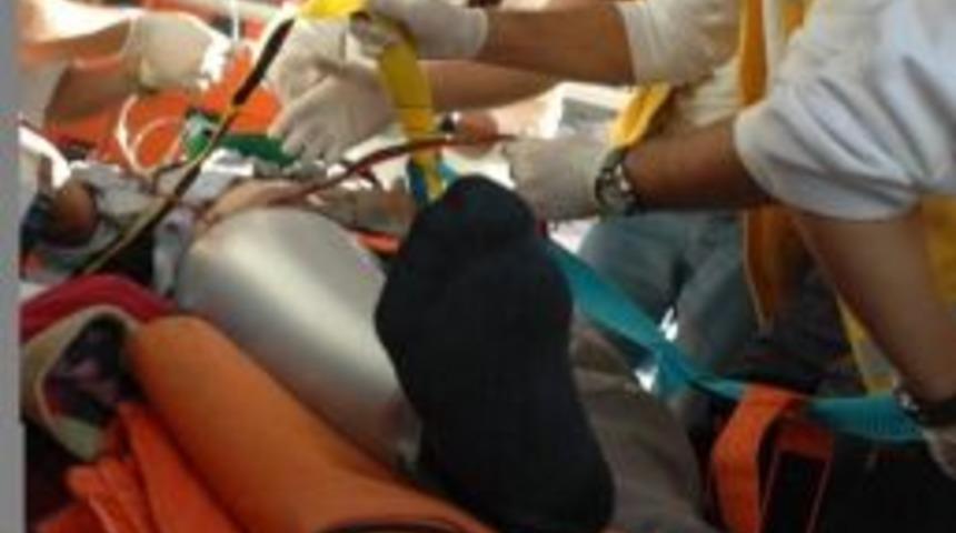 Tekirdağ&rsquo;da İnşaat İskelesi &Ccedil;&ouml;kt&uuml;: 2 Yaralı