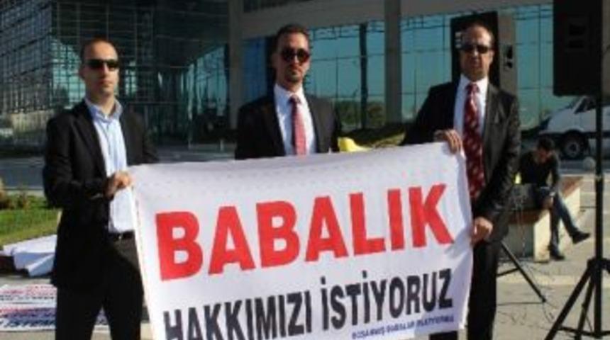 &lsquo;boşanmış Babalar Platformu&rsquo;ndan Aile Bakanlığı &Ouml;n&uuml;nde Eylem