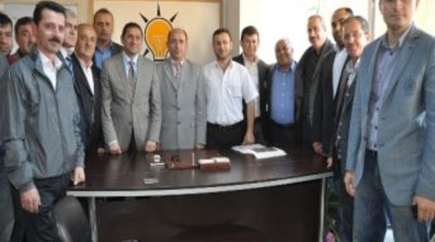 Ak Parti&rsquo;den, Ak Parti Kozlu İl&ccedil;e Başkanı &Ouml;zdemir&rsquo;e Ziyaret