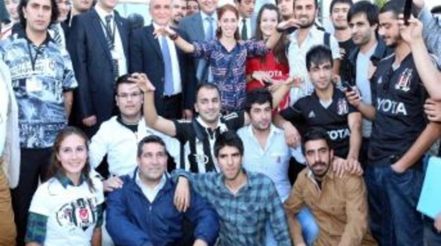 Beşiktaş Başkanı Orman&rsquo;dan Aydın&rsquo;a Okul Ve Mağaza S&ouml;z&uuml;