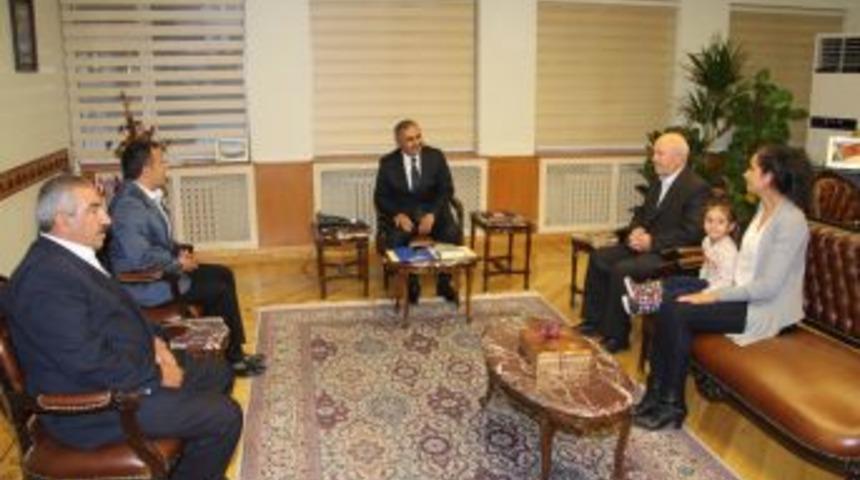 Pilot Murat Ağca'dan Vali Ko&ccedil;ak'a Ziyaret