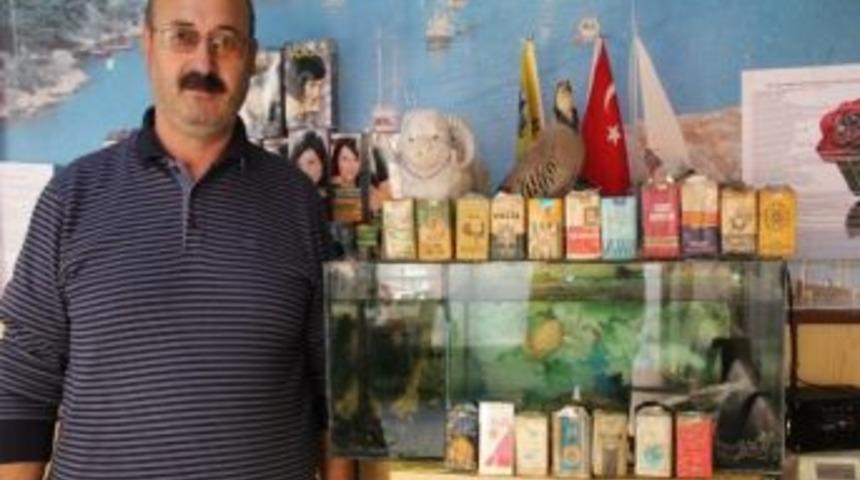(&ouml;zelhaber) Zonguldaklı Kuaf&ouml;r&uuml;n Sigara Koleksiyonu