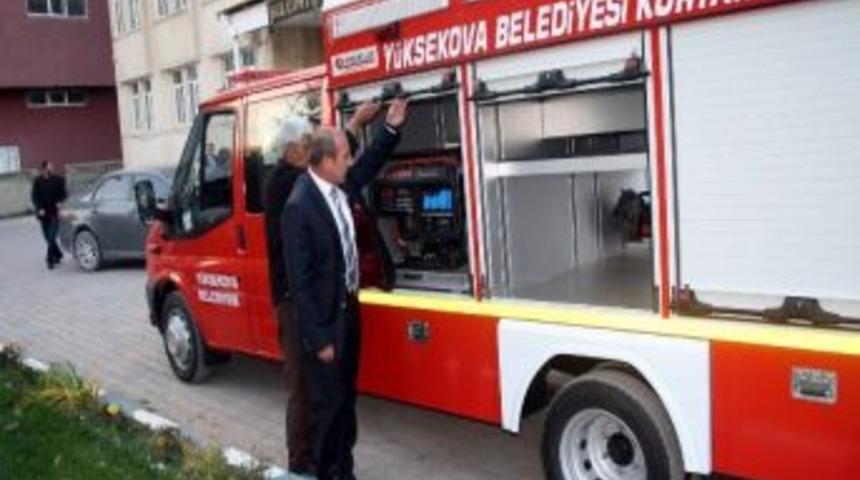 Yüksekova Belediyesi Yeni Araç Aldı