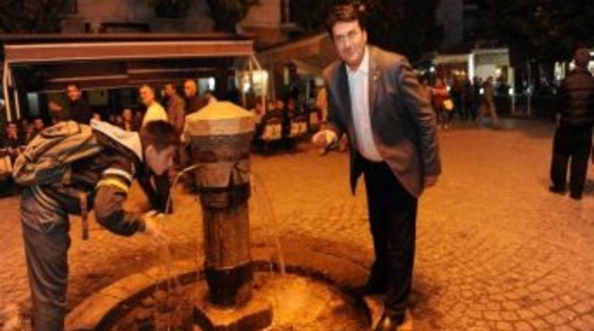 Kosova'daki Tarihi &Ccedil;eşmeye Bursa'dan Can Suyu